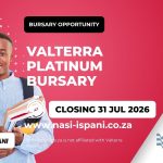 Valterra Platinum Bursary 2027 - Apply Now