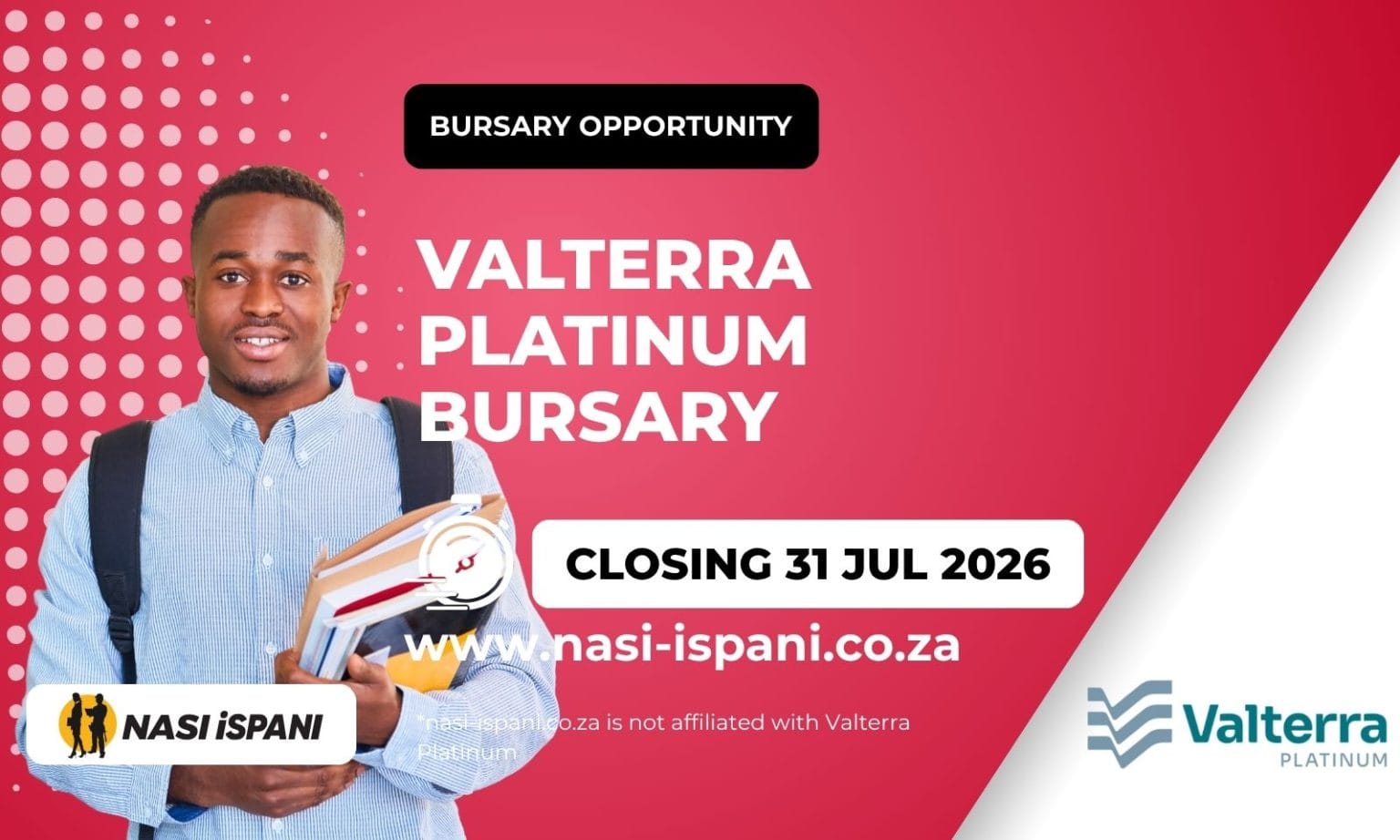 Valterra Platinum Bursary 2027 - Apply Now