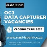 Office of the Chief Justice Data Capturer Vacancies