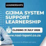 Gijima System Support NQF Level 5 Learnership 2026