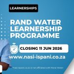 Rand Water Learnership Programme - NQF Level 5