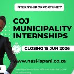 City of Johannesburg Municipality Internships