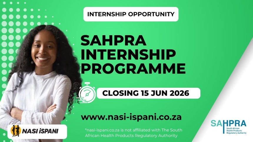 SAHPRA Internship Programme