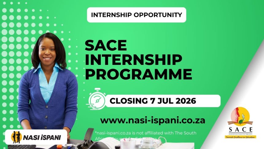 SACE Internship Programme 2026 - Apply Now