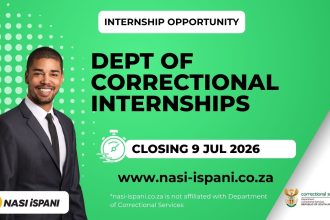 Department of Correctional Services Internships 2026 - Apply Now