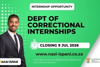 Department of Correctional Services Internships 2026 - Apply Now