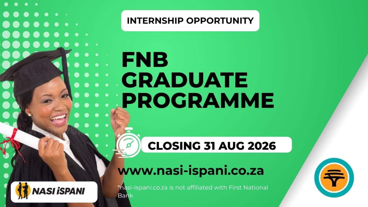 FNB Engineering Graduate Programme 2026: Closing 31 August