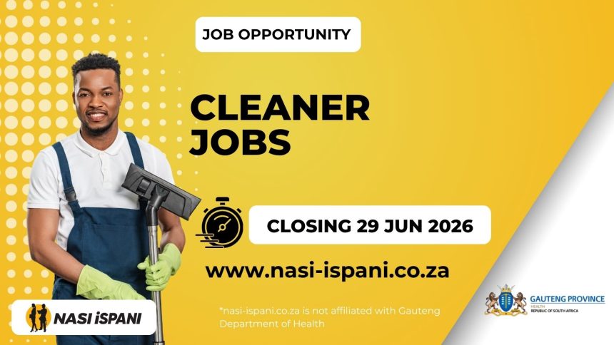 Cleaners Wanted at Jubilee District Hospital