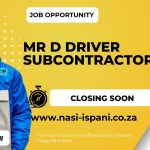 Driver Subcontractor Opportunities at MR D