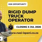 Tharisa Minerals Rigid Dump Truck Operator Job
