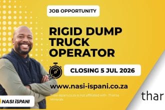 Tharisa Minerals Rigid Dump Truck Operator Job