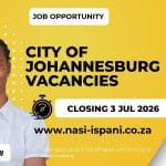 City of Johannesburg Vacancies
