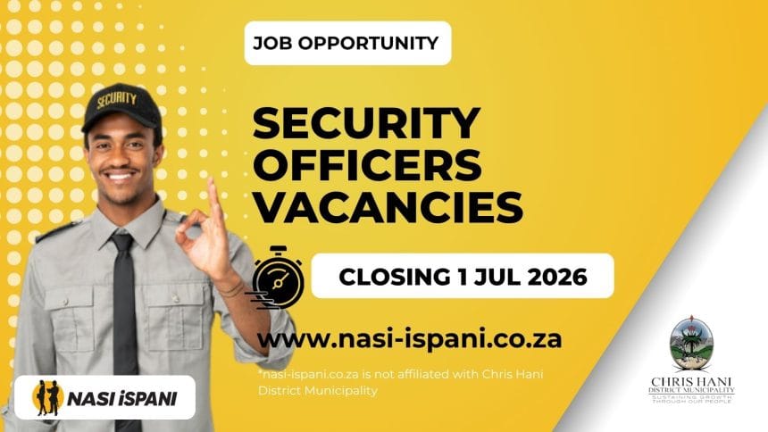 Security Guard Jobs at Chris Hani District Municipality