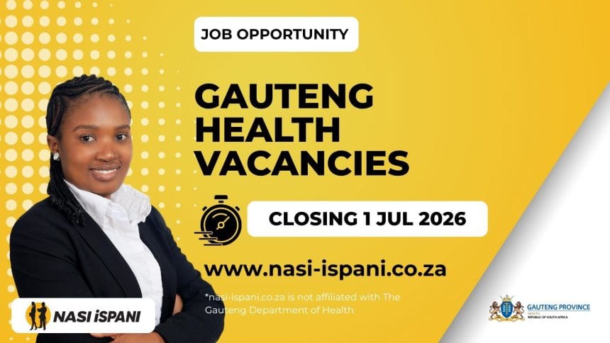 Gauteng Department of Health Vacancies 2026 - Apply Now
