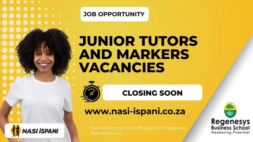Regenesys Hiring LLB Junior Tutors and Markers
