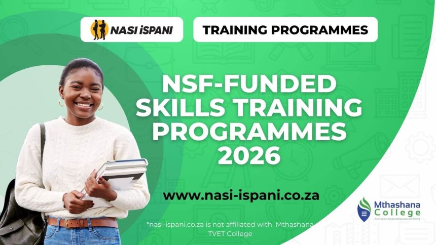 NSF-funded Skills Training Programmes 2026
