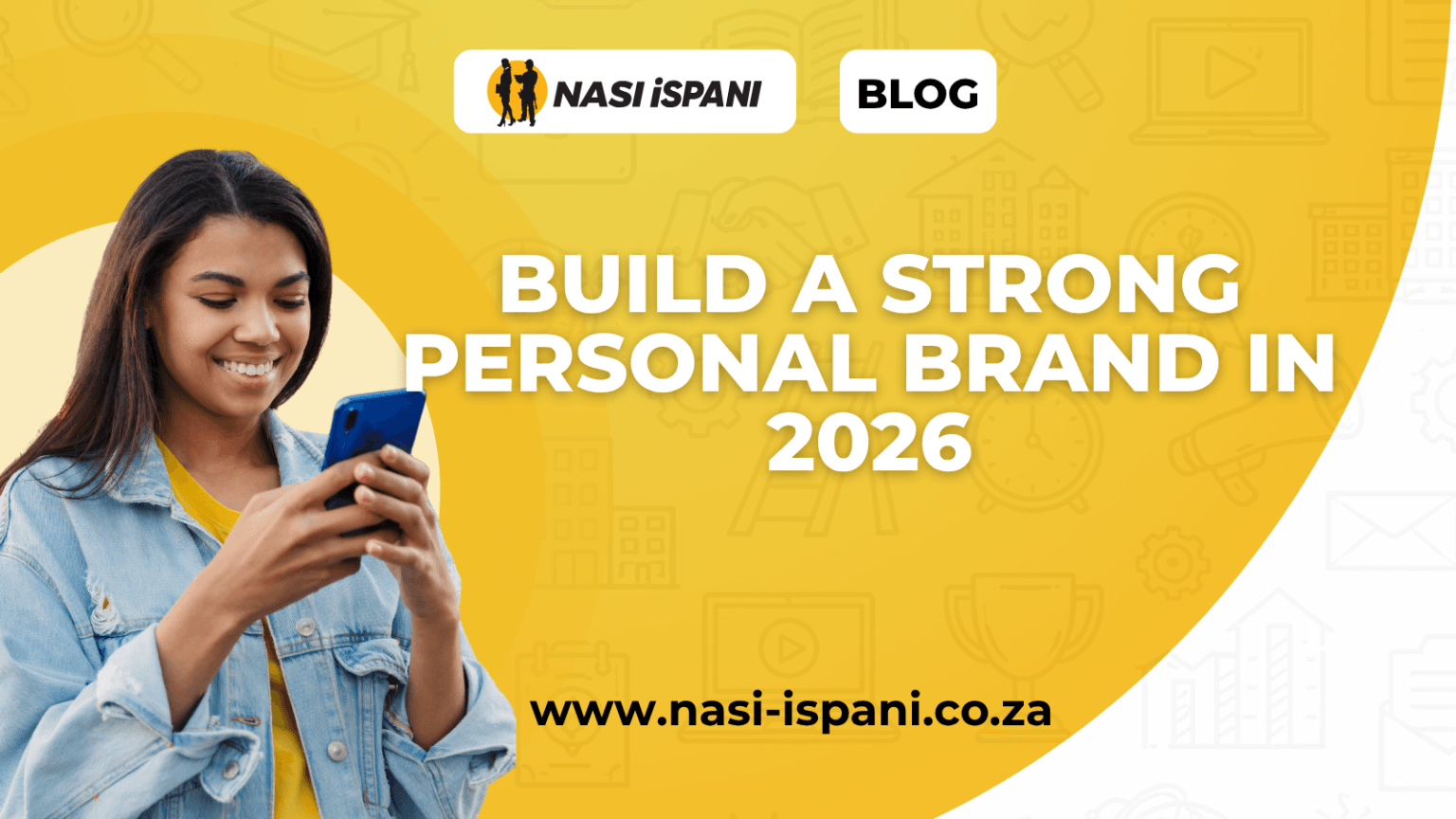 Young South African job seeker building a professional personal brand