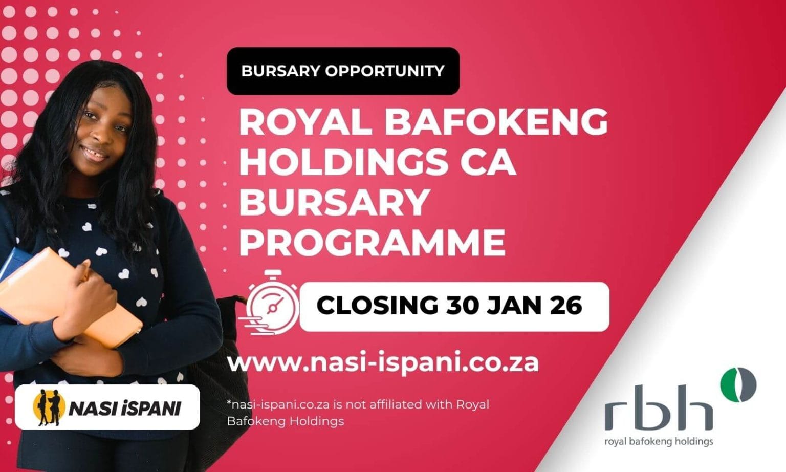 Royal Bafokeng Holdings CA Bursary Programme 2027