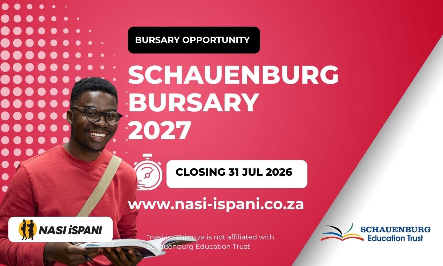Schauenburg Education Trust Bursary 2027: Tuition, Accommodation & Allowance