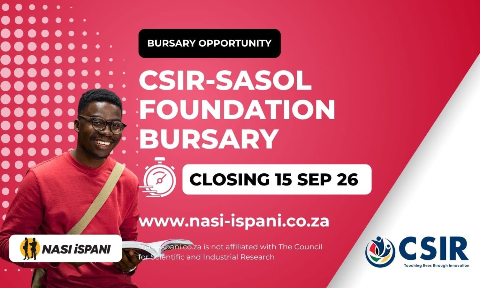 CSIR-SASOL Foundation Bursary 2027: Full Funding for STEM Students