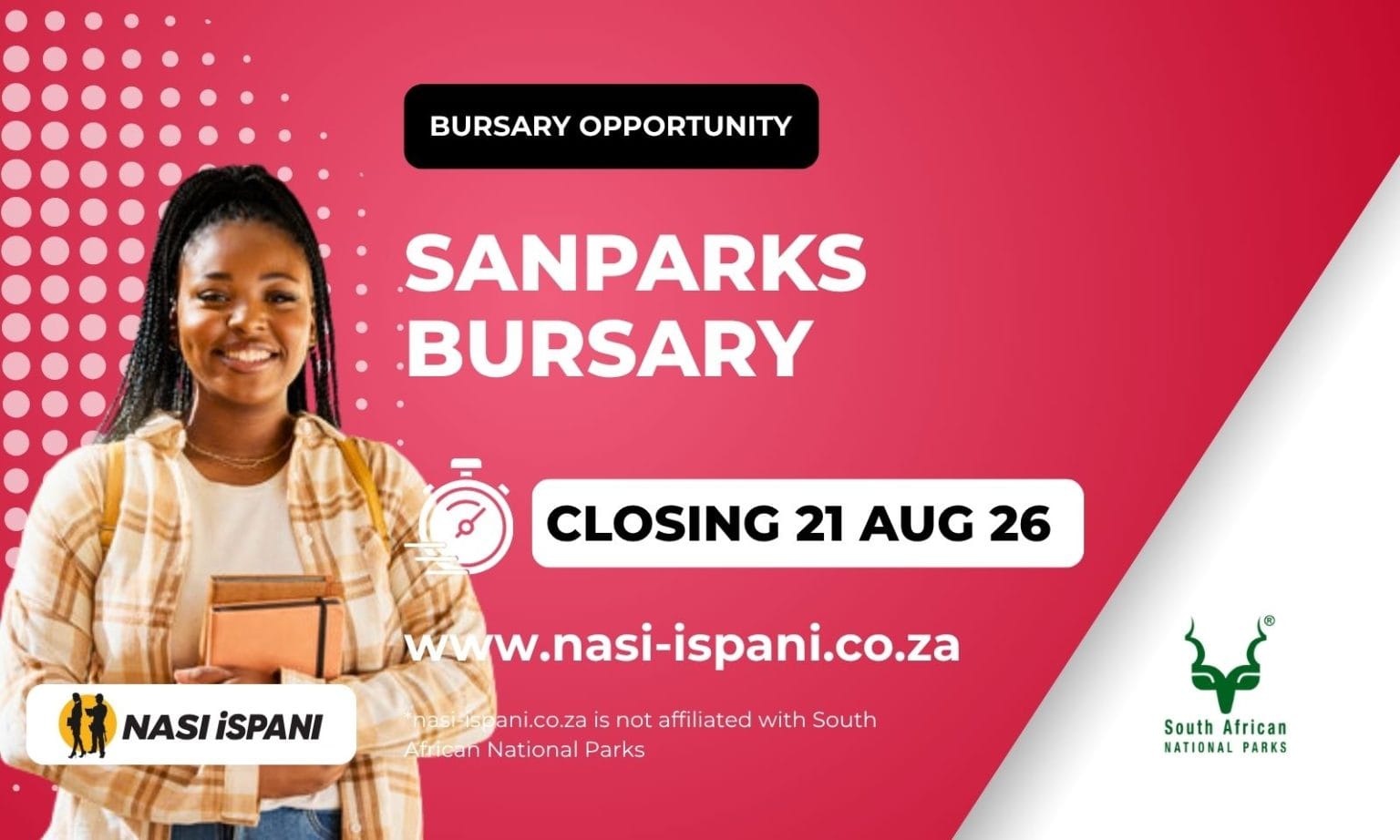 SANParks External Bursary 2027: Fully Funded for University, TVET & Artisan Studies