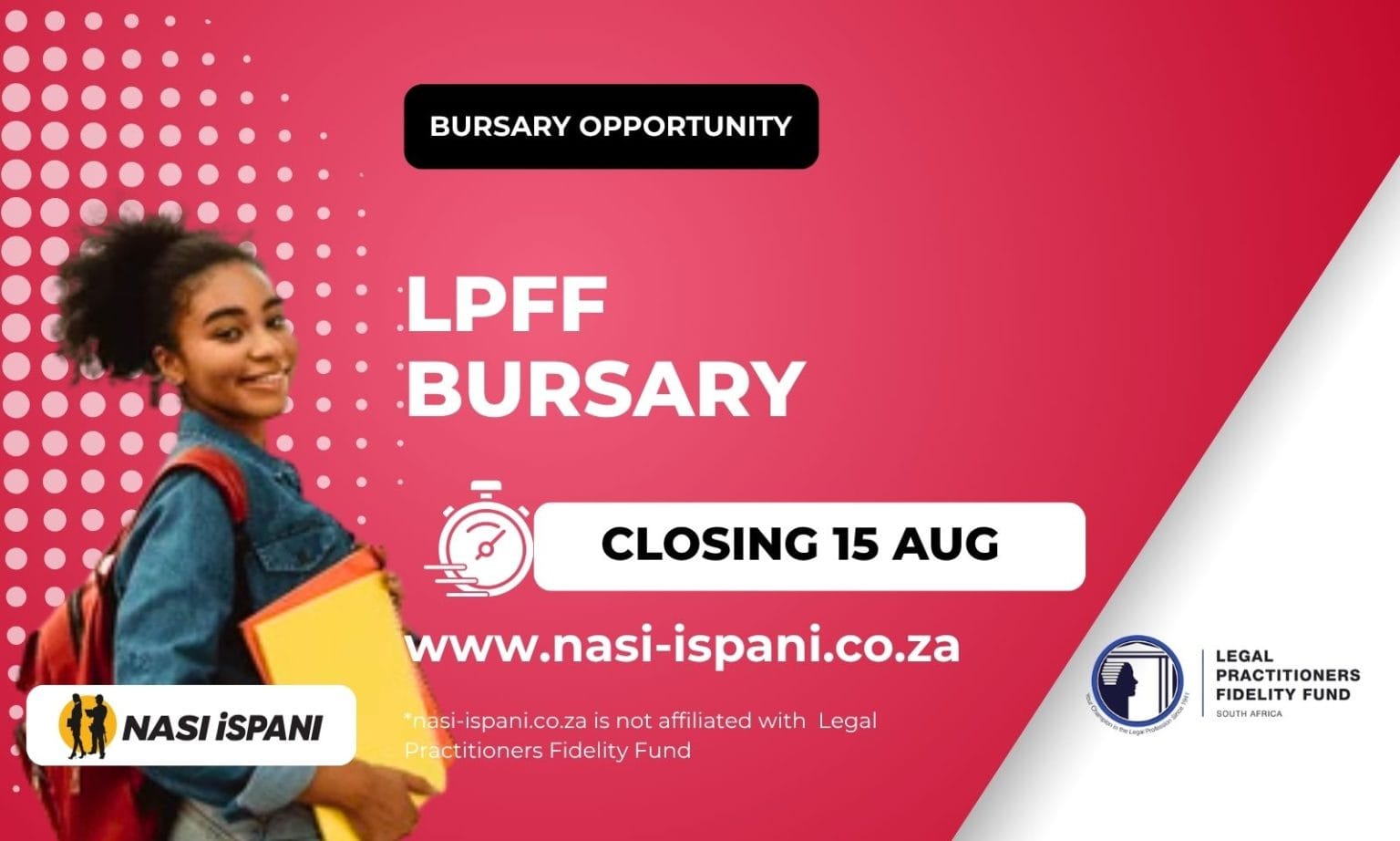 Legal Practitioners Fidelity Fund Bursary 2027: Apply by 15 August