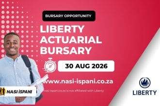 Liberty Actuarial Bursary 2027: Actuarial Science Students, Closes 30 August