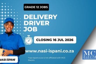Delivery Driver Job 2026: Grade 12 + PDP Required