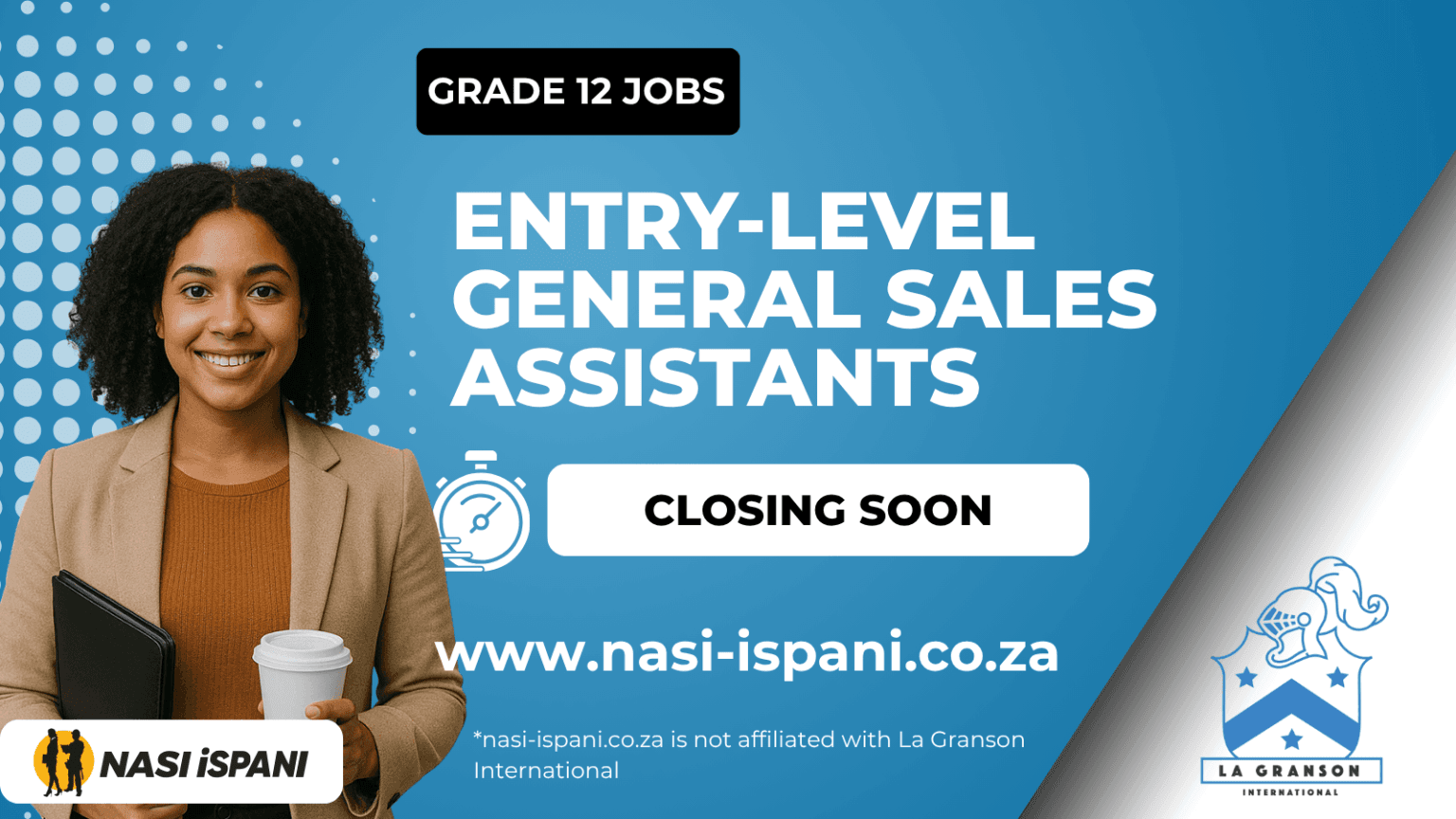 Entry-Level General Sales Assistants With Matric