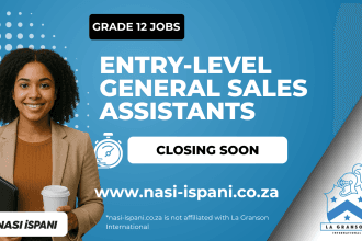 Entry-Level General Sales Assistants With Matric