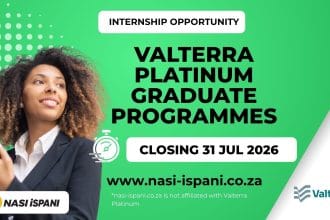 Valterra Platinum Graduate Programmes 2026: 27 Graduate Opportunities