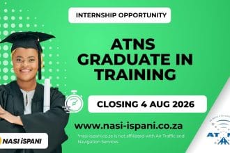 ATNS Graduate in Training Programme 2026: Paid Training for Graduates