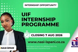 UIF Internship Programme 2026: R8,174.75/Month Stipend - Closes 7 August
