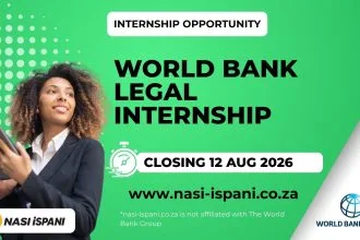 World Bank Legal Internship 2026: Law Students, Closes 12 August