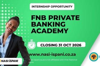 FNB Private Banking Graduate Academy 2027: Closes 31 October