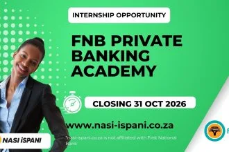 FNB Private Banking Graduate Academy 2027: Closes 31 October