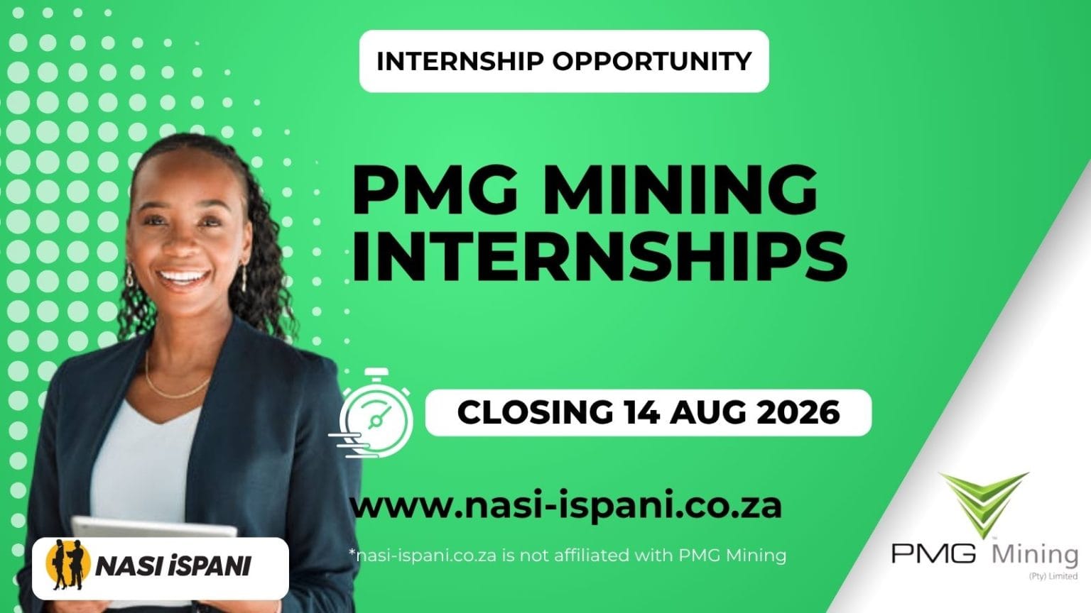 PMG Mining Engineering Internships 2026: 12-Month Programme, Closes 14 August