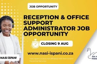 Reception & Office Support Administrator Job Opportunity