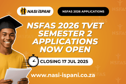 NSFAS 2026 TVET Semester 2 (S2) Applications Are Now Open