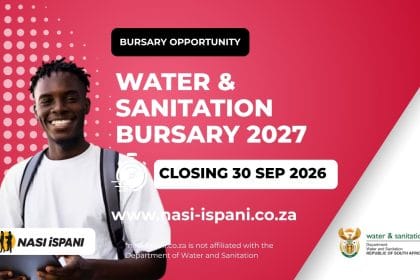 Department of Water and Sanitation Bursary 2027: Fully Funded, Closes 30 September