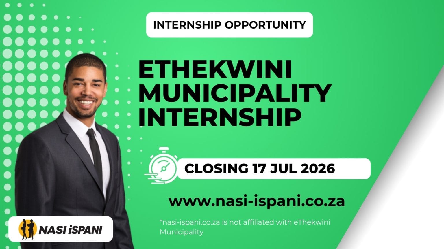 eThekwini Municipality Internship Programme 2026: Earn Up to R8,494.87/Month