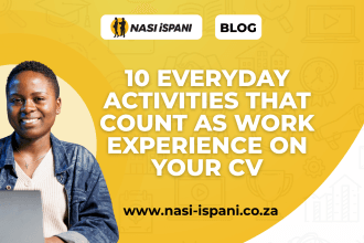 Everyday activries that count as work experience