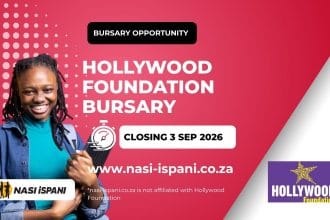 Hollywood Foundation Future is Bright Bursary 2027: Apply by 3 September