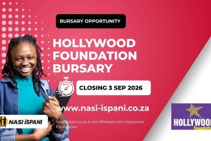Hollywood Foundation Future is Bright Bursary 2027: Apply by 3 September
