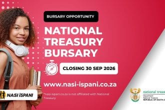 National Treasury Bursary 2027: Full Funding, Closes 30 September