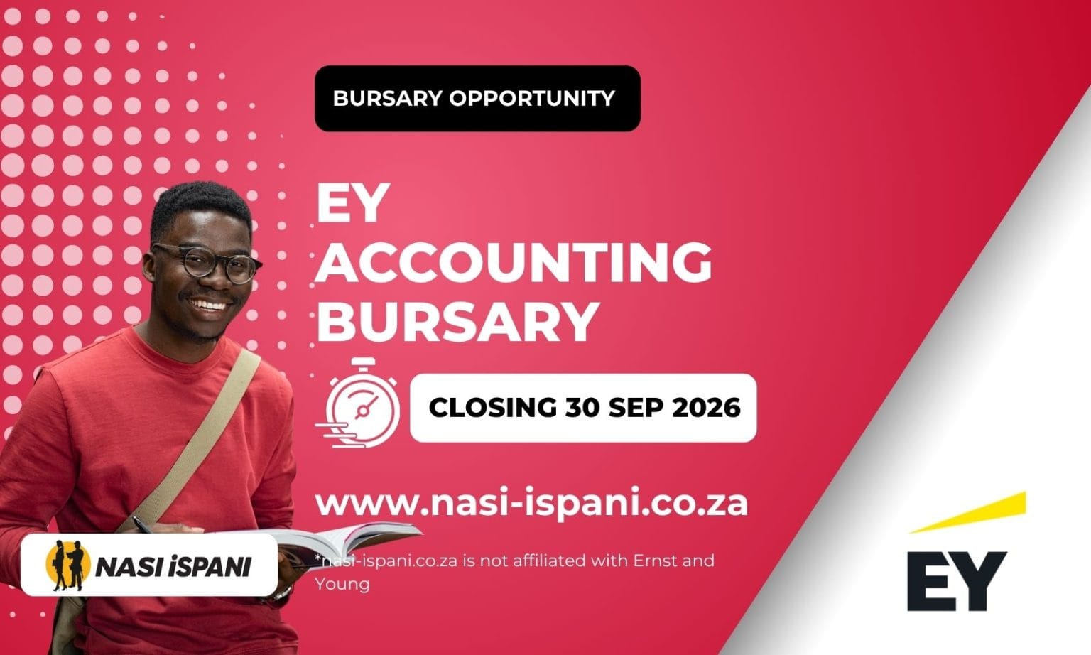 EY Chartered Accountancy Bursary 2027: Apply by 30 September