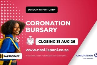 Coronation Exceptional Student Bursary 2027: Commerce Students, Closes 31 August