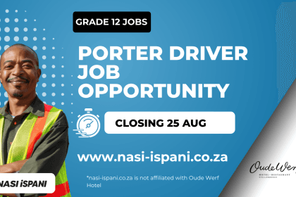 Porter Driver Job Opportunity at Oude Werf Hotel – Stellenbosch