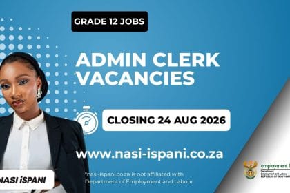 Department of Employment and Labour Vacancies 2026: Grade 12 Only, R237,453/Year