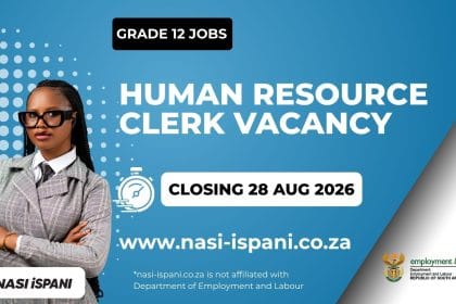 Department of Employment and Labour HR Clerk Job 2026: Grade 12, R237,453/Year